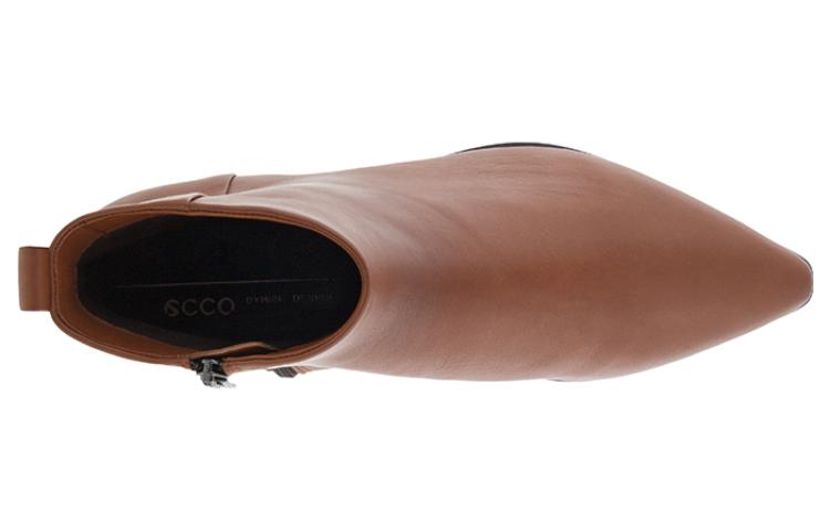 (W) ECCO Sculptured 20 Leather Ankle Boot 'Pumpkin Brown' 圖 4