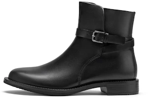 (Women) ECCO Sculptured 25 Round Toe Buckle Flat Boot 'Black' 24933301001 (Women) ECCO Sculptured 25 Round Toe Buckle Flat Boot 'Black' 24933301001