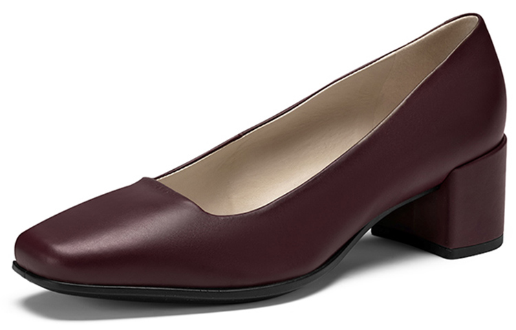 (W) ECCO Sculptured Series 'Deep Burgundy Fashion Heeled Slide' 圖 2