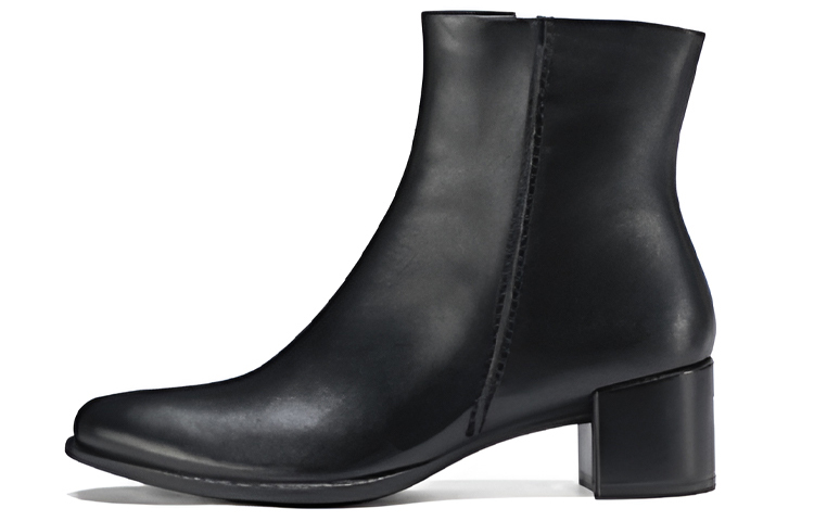 (W) ECCO Sculptured Series 'Simple CMFT Short Boot Black'