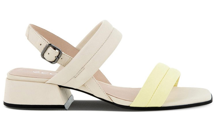 (W) ECCO Sculptured Series 'Simplistic Casual Gray Yellow Sandal' 圖 2