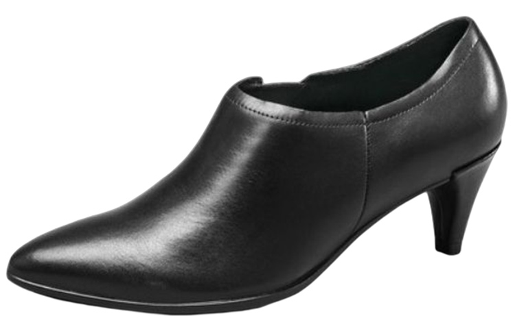 Order (Women) ECCO Sculptured Series Black 'Simple Pointed-Toe Formal Heel' 26440301001