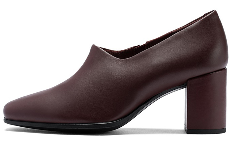 (W) ECCO Sculptured Series Pump 'Deep Burgundy'
