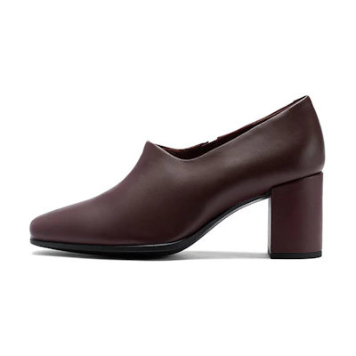 (W) ECCO Sculptured Series Pump 'Deep Burgundy'