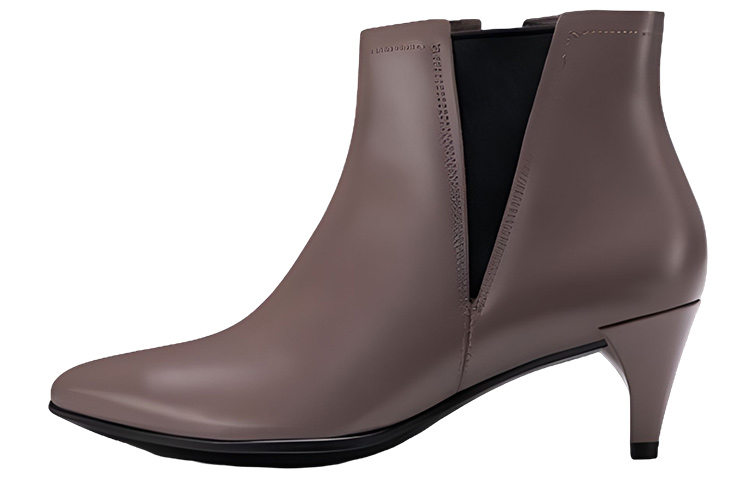 (W) ECCO Sculptured Series Zippered Pointed Toe Stiletto Chelsea Boot 'Lotus Pink'