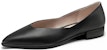 (W) ECCO Sculptured Toe Cap Slip-On 'Hitam Komuter' 21420301001
