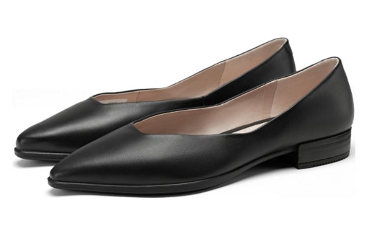 Order (Women) ECCO Sculptured Toe Cap Slip-On 'Black Commuter' 21420301001