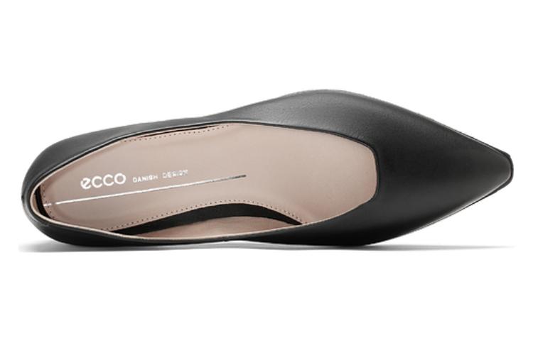 Lookbook (Women) ECCO Sculptured Toe Cap Slip-On 'Black Commuter' 21420301001