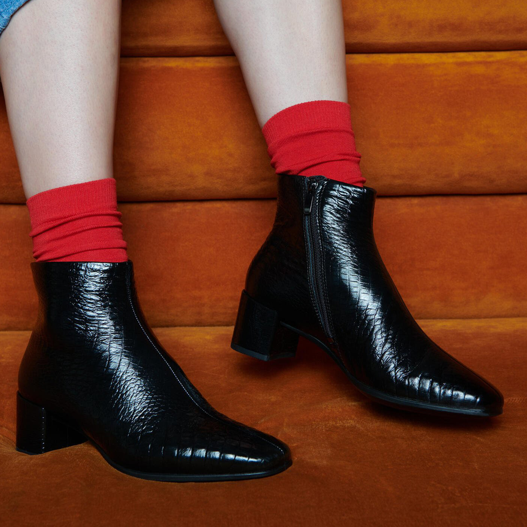 (W) ECCO Shape 35 'Black Zip Bootie' 圖 6