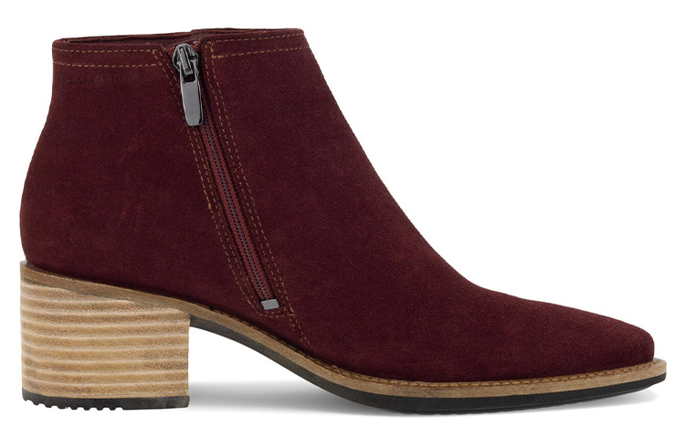 (W) ECCO Shape 35 Sartorelee 'Red Waterproof Leather Fashion Zip Boot' 圖 2