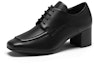 Buy (W) ECCO Shape 35 Square 'Kasut Tumit Blok Hujung Petak Hitam British Simplified' 29072301001