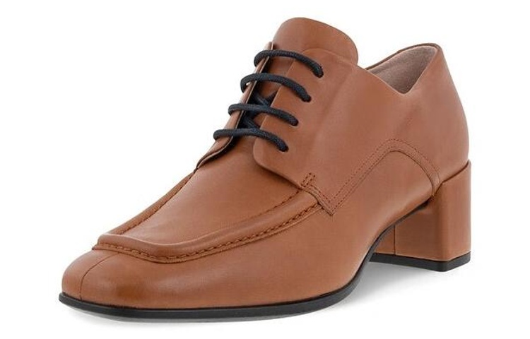 (Women) ECCO Shape 35 Square 'Simplified Square-Toe Brown' 29072301671