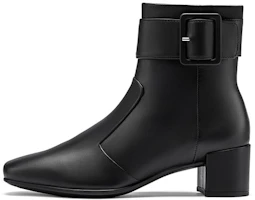 (Women) ECCO Shape 35 Square Ankle Boot 'Black Leather Side Zip Block Heel' 29065301001 (Women) ECCO Shape 35 Square Ankle Boot 'Black Leather Side Zip Block Heel' 29065301001