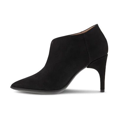 (W) ECCO Shape 75 Block Heel Bootie 'Soft Warm Black Velvet'