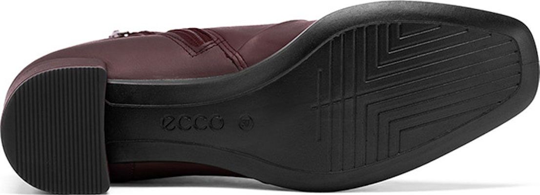 (Women) ECCO Shape Sculpted Motion 'Burgundy Side Zip Square Toe Block Heel Booties' 29065301588 Purchase (Women) ECCO Shape Sculpted Motion 'Burgundy Side Zip Square Toe Block Heel Booties' 29065301588
