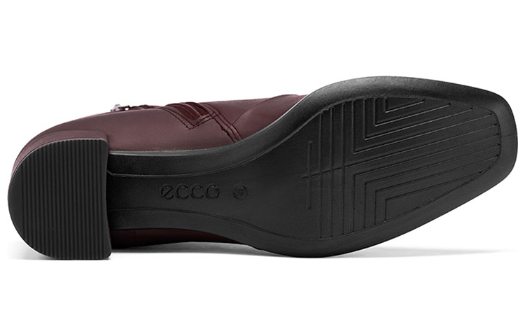 Purchase (Women) ECCO Shape Sculpted Motion 'Burgundy Side Zip Square Toe Block Heel Booties' 29065301588