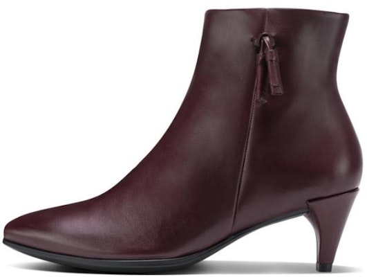 (Women) ECCO Simple Fashion Leather Ankle Boots 'Burgundy' 26268301237 Buy (Women) ECCO Simple Fashion Leather Ankle Boots 'Burgundy' 26268301237