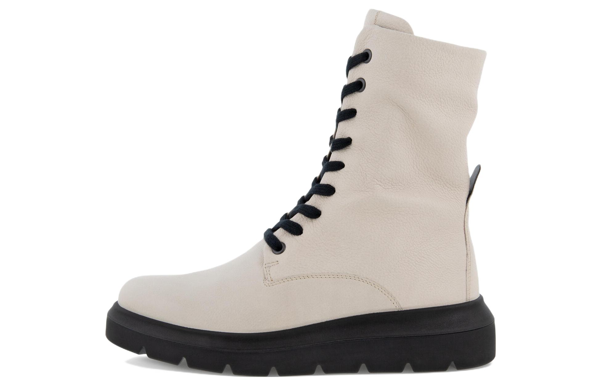(W) ECCO Simple Thick-Sole Martin Boots 'Lime'