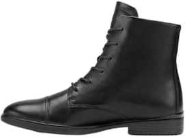 (Women) ECCO Soft 15 Series Leather Lace-Up Round Toe Boots 'Black' 21692301001 (Women) ECCO Soft 15 Series Leather Lace-Up Round Toe Boots 'Black' 21692301001