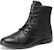 (W) ECCO Soft 15 Seri Boot Kulit Bertali Hujung Bulat 'Hitam' 21692301001