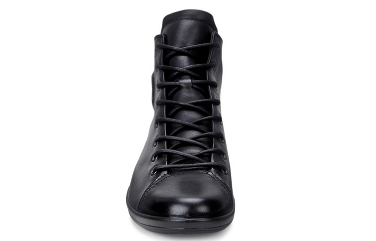 Shop (W) ECCO Soft 2.0 High Top 'Moda Negra' 20652356723