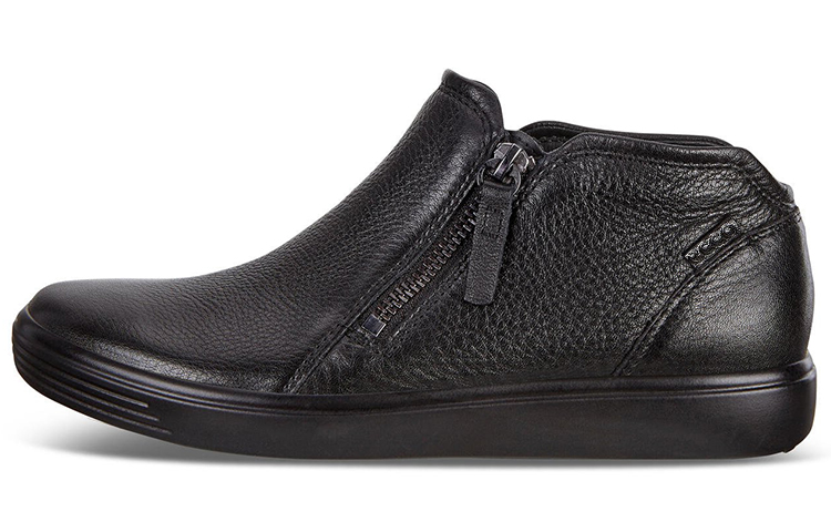 (W) ECCO Soft 7 'Black Zipper'