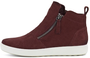 (Women) ECCO Soft 7 'Burgundy Zip' 47031302588 (Women) ECCO Soft 7 'Burgundy Zip' 47031302588