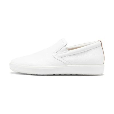 (W) ECCO Soft 7 'White Leather'