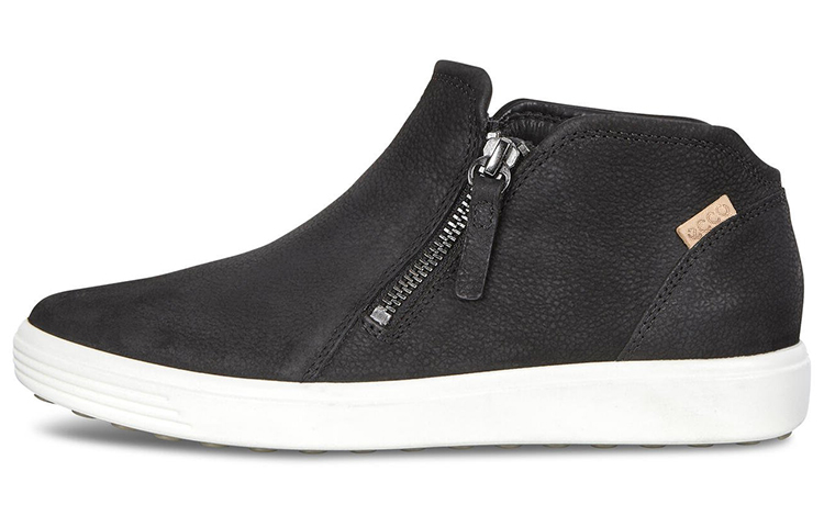 (Women) ECCO Soft 7 Side Zip Bootie 'Black' 43024350263