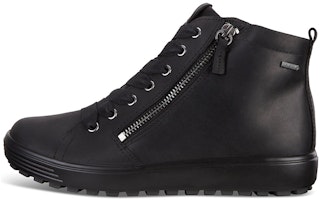 (Women) ECCO Soft 7 Tred GTX Hi 'Black Zip' 45016302001 (Women) ECCO Soft 7 Tred GTX Hi 'Black Zip' 45016302001