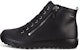 (W) ECCO Soft 7 Tred GTX Hi 'Black Zip' Hitam Zip 45016302001