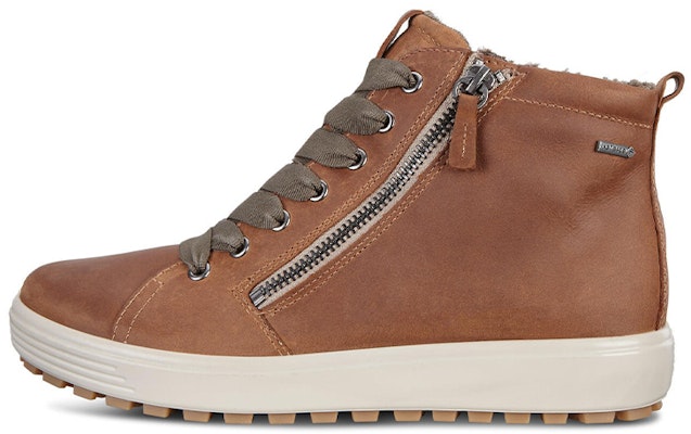 (Women) ECCO Soft 7 Tred Gtx Hi 'Brown Zip' 45016302291 Buy (Women) ECCO Soft 7 Tred Gtx Hi 'Brown Zip' 45016302291