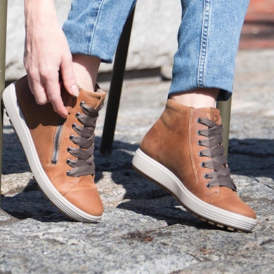 (Women) ECCO Soft 7 Tred Gtx Hi 'Brown Zip' 45016302291 Details for (Women) ECCO Soft 7 Tred Gtx Hi 'Brown Zip' 45016302291