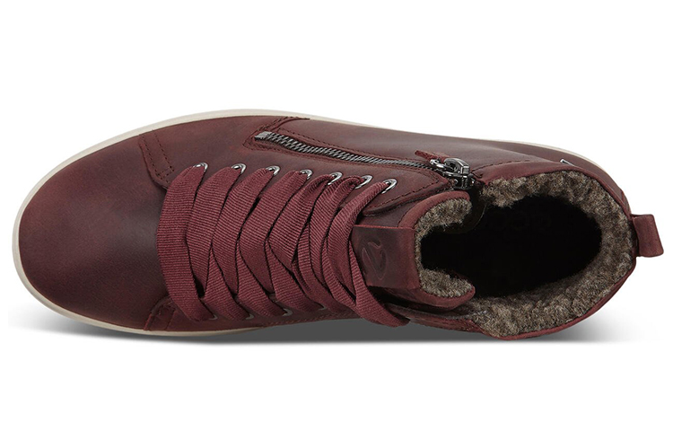 Lookbook (W) ECCO Soft 7 Tred GTX Hi 'Red Zip' Merah Lelaki Sneakers Kasual. 45016302474