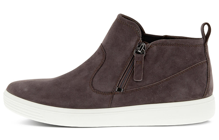 (Women) ECCO Soft Classic 'Grey Zip Boot' 85763302576