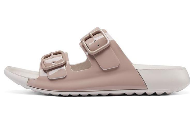 (Women) ECCO Soft Fashion Slide 'Nude' 20683301084