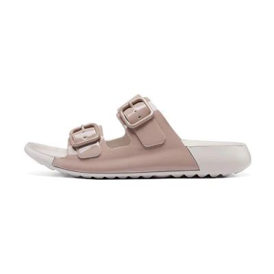 (W) ECCO Soft Fashion Slide 'Nude'