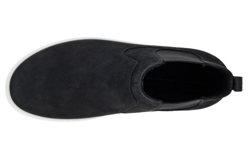 (W) ECCO Soft Leather Black 'Fashion Versatile Chelsea Boot' 圖 3
