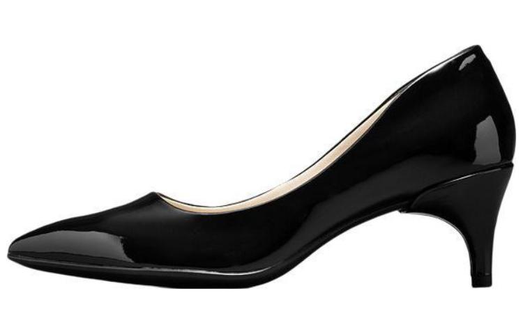 Buy ecco愛步 牛皮 淺口舒適優雅 細跟 高跟鞋 6cm 女款 黑色