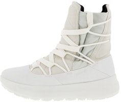 (Women) ECCO Solice 'Wide Lace White Casual Outdoor Snow Boot' 42016350236 (Women) ECCO Solice 'Wide Lace White Casual Outdoor Snow Boot' 42016350236