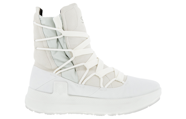 Order (Women) ECCO Solice 'Wide Lace White Casual Outdoor Snow Boot' 42016350236