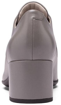 (Women) ECCO Square-Toe Lace-Up Block Heel 'Grey' 29072301674 Shop (Women) ECCO Square-Toe Lace-Up Block Heel 'Grey' 29072301674