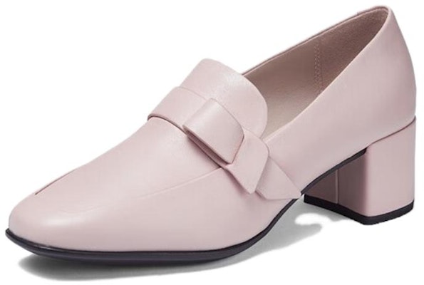 (Women) ECCO Square Toe Chunky Heel 'Nude Pink' 29090301118 Buy (Women) ECCO Square Toe Chunky Heel 'Nude Pink' 29090301118