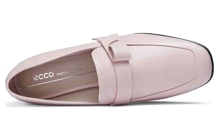 Lookbook (Women) ECCO Square Toe Chunky Heel 'Nude Pink' 29090301118