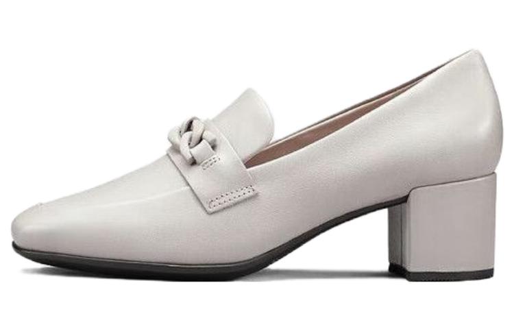 (Women) ECCO Square Toe Slip-On Loafer 'Grey Pink' 29091301386