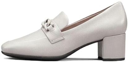 (Women) ECCO Square Toe Slip-On Loafer 'Grey Pink' 29091301386 (Women) ECCO Square Toe Slip-On Loafer 'Grey Pink' 29091301386