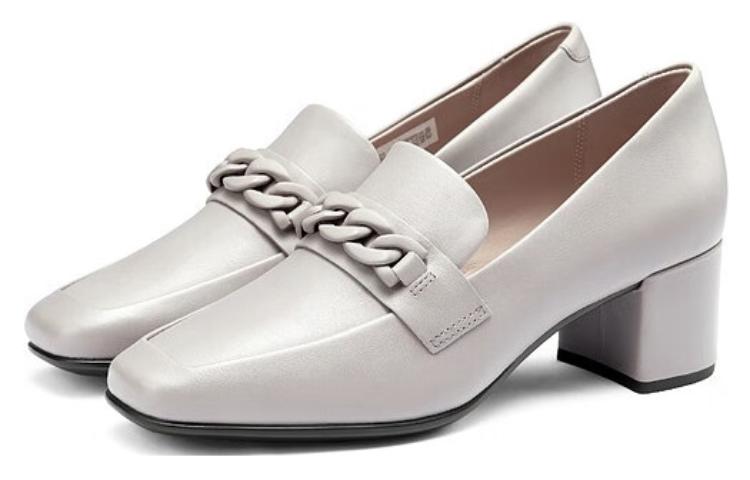 Lookbook (Women) ECCO Square Toe Slip-On Loafer 'Grey Pink' 29091301386
