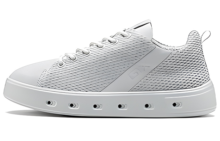 (W) ECCO Street Series Low 'White CMFT Lightweight Casual'