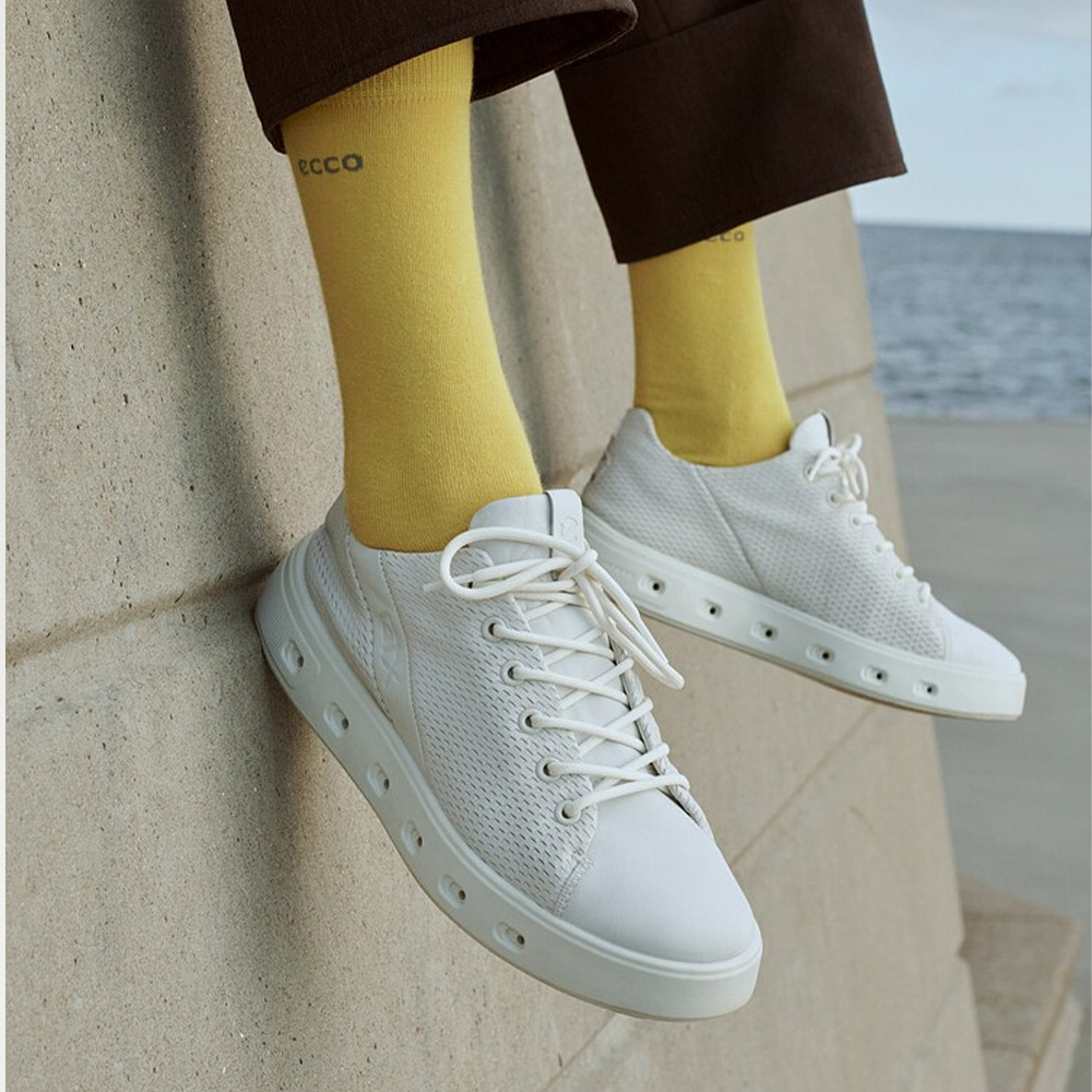 (W) ECCO Street Series Low 'White CMFT Lightweight Casual' 圖 6