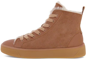 (Women) ECCO Street Tray 'Brown Wool-Lined Casual Boot' 29124360220 (Women) ECCO Street Tray 'Brown Wool-Lined Casual Boot' 29124360220